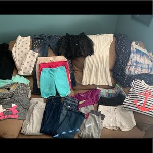 Various girls’ clothing. Must be sold together